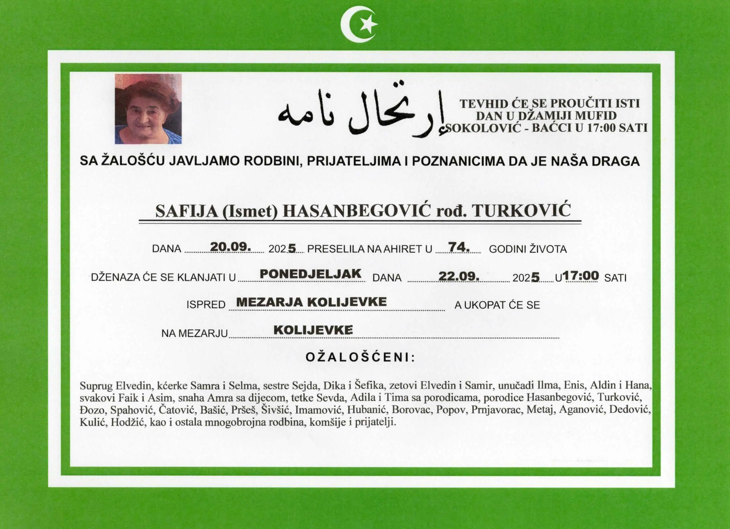 Safija Hasanbegović